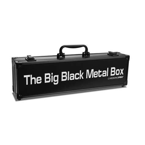 the big black metal box used|Card King Pro The Big Black Metal Box 2000 Capacity .